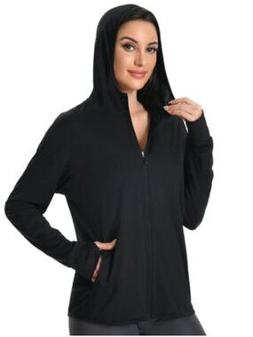 Women's UV Protection Lightweight Jacket with Hoodie UPF 50+